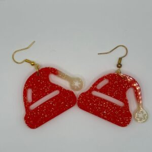ARETES / GORRO SANTA CLAUS / NAVIDAD